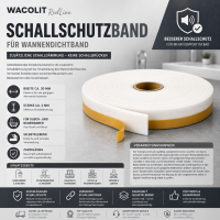 WACOLIT RedLine Schallschutzband für Wannendichtband